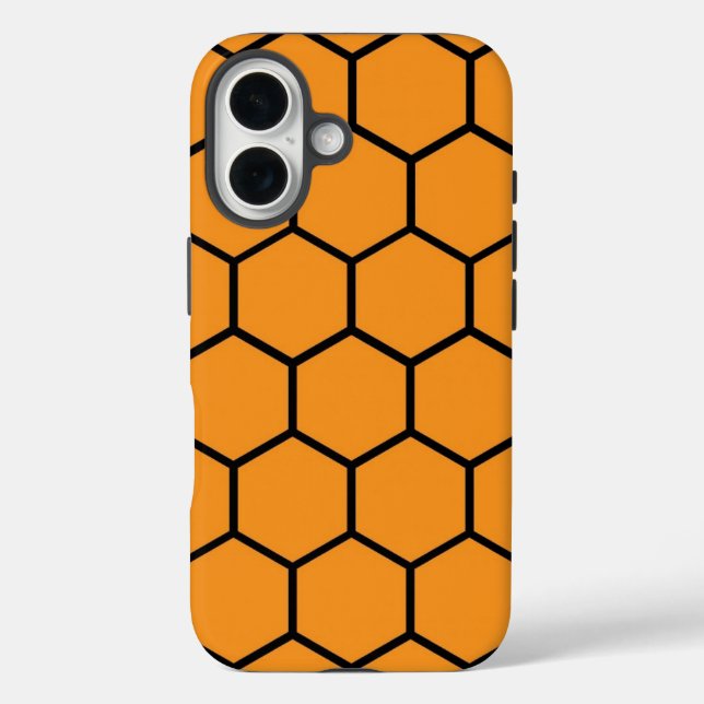 Coques Case-Mate iPhone jaune et noir (Verso)