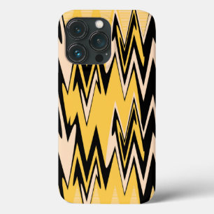 Case-Mate iPhone Case Jaune et noir Zigzag Chevron Motif