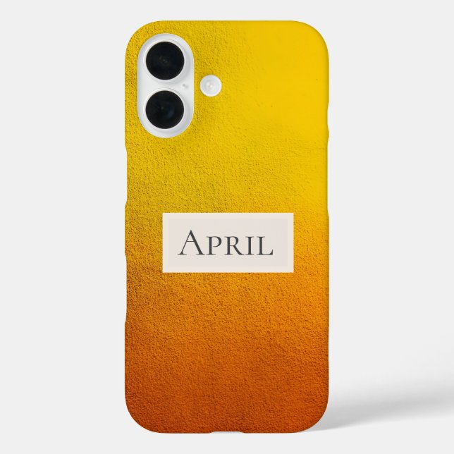 Coques Case-Mate iPhone Jaune et orange ombré (Verso)