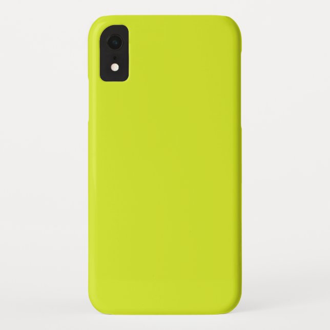 Coques Case-Mate iPhone Jaune néon (Dos)