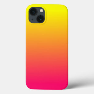 Case-Mate iPhone Case Jaune Orange Rose Vivid Ombre Moderne