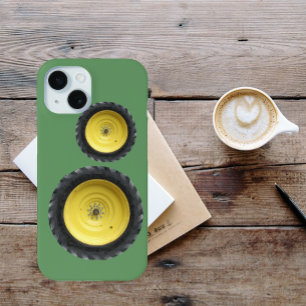 Coque Case-Mate iPhone Jaune Tracteur agricole Roues