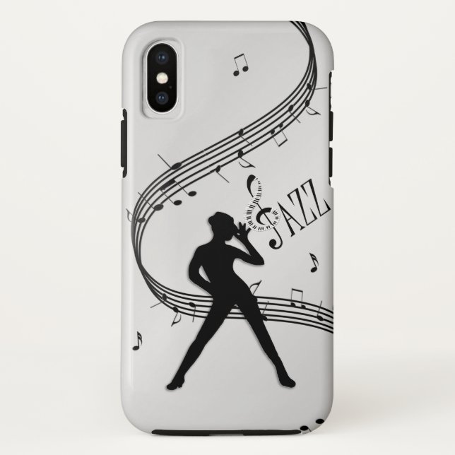 Coques Case-Mate iPhone Jazz Dance Silver (Dos)