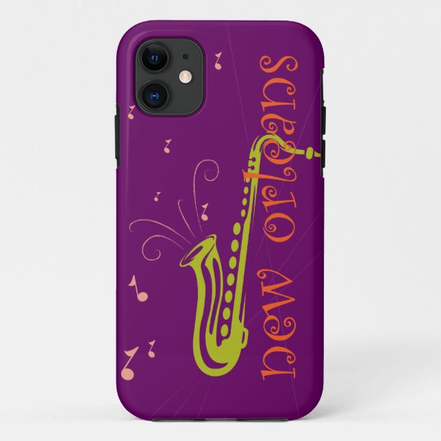 Coques Case-Mate iPhone Jazz de la Nouvelle-Orléans (Dos)