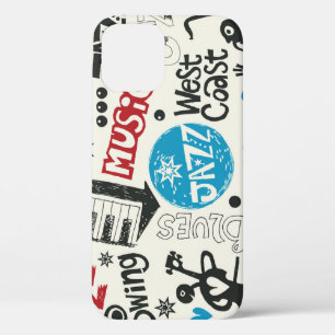 Case-Mate iPhone Case Jazz Doodle : Mélange de Musique Eclectique