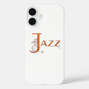 Coque Pour iPhone 16 Jazz Trumpet Orange Téléphone
