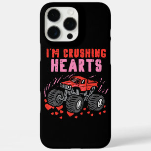 Coque iPhone 16 Pro Max Je Casse les Cœurs Monster Truck Tout-Petits Garço