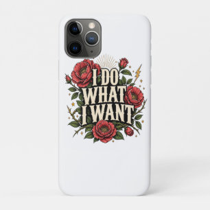 Case-Mate iPhone Case Je Fais Ce Que Je Veux Déclaration Botanique Rose