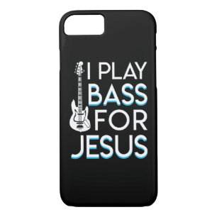 Case-Mate iPhone Case Je joue la guitare basse chrétienne basse de Jésus