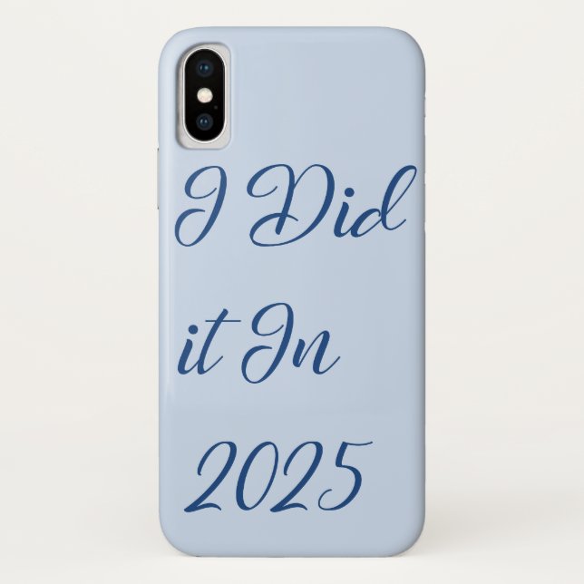 Coques Case-Mate iPhone Je L'Ai Fait En 2025 (Dos)