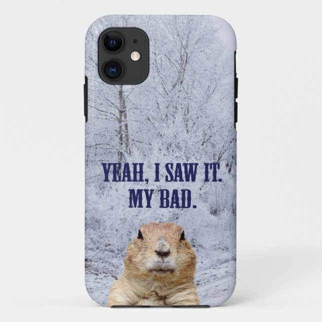 Coques Case-Mate iPhone Je L'Ai Vu Jour De La Marmotte (Dos)