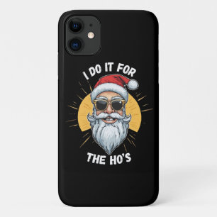 Case-Mate iPhone Case Je le fais pour les Ho s Funny noël père noël