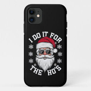 Case-Mate iPhone Case Je le fais pour les Hos Funny Santa dégueu de Noël