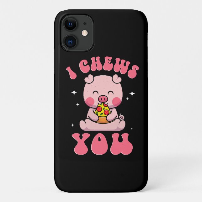 Coques Case-Mate iPhone Je mâche ta pizza (Dos)
