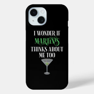 Coque Case-Mate iPhone Je me demande si Martinis pense aussi à moi