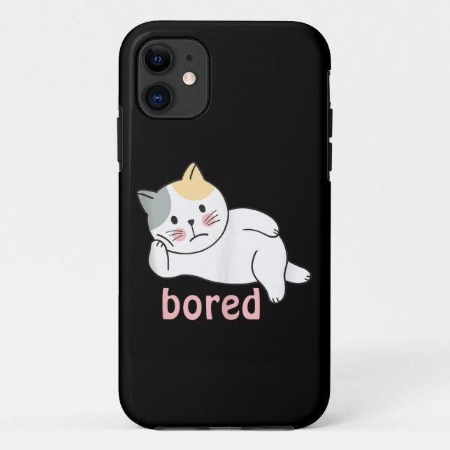 Coques Case-Mate iPhone Je m'ennuie joli chaton animal (Dos)