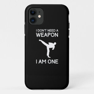 Coque iPhone 11 Je n'ai pas besoin d'une arme