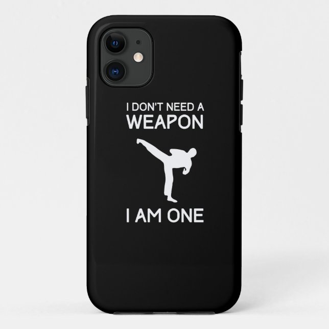 Coques Case-Mate iPhone Je n'ai pas besoin d'une arme (Dos)