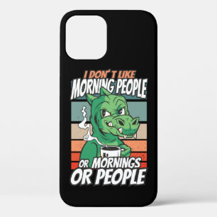 Case-Mate iPhone Case Je n'aime pas les gens du matin ou les matins ou l