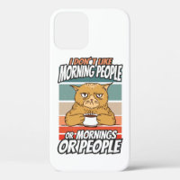 Je n'aime pas les matins, les matins ou les gens