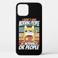 Je n'aime pas les matins, les matins ou les gens