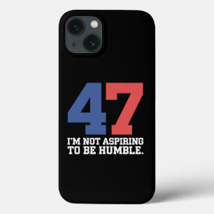 Case-Mate iPhone Case Je n'aspire pas à être humble Kamala Harris 47 