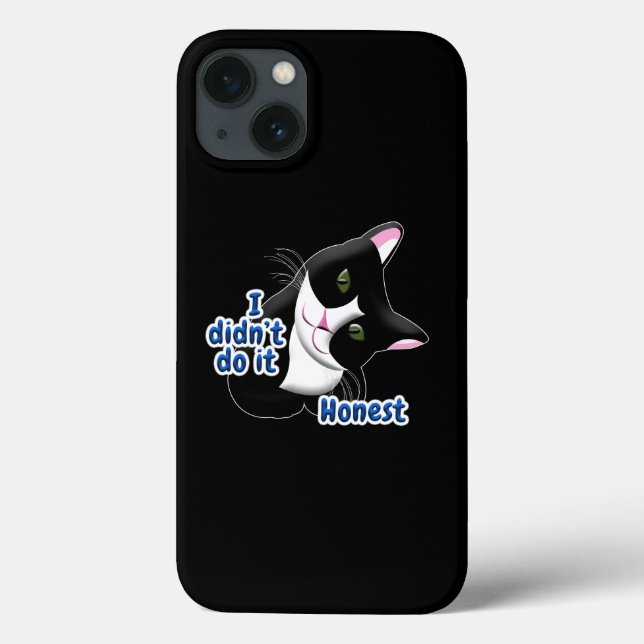 Coques Case-Mate iPhone Je ne l'ai pas fait Chat (Verso)