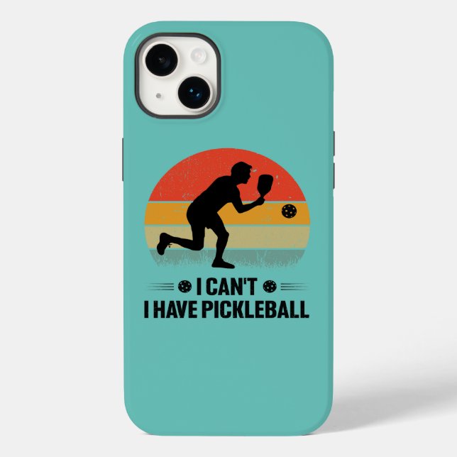 Coques Case-Mate iPhone Je ne peux pas avoir de pickleball, Pickleball Lov (Verso)