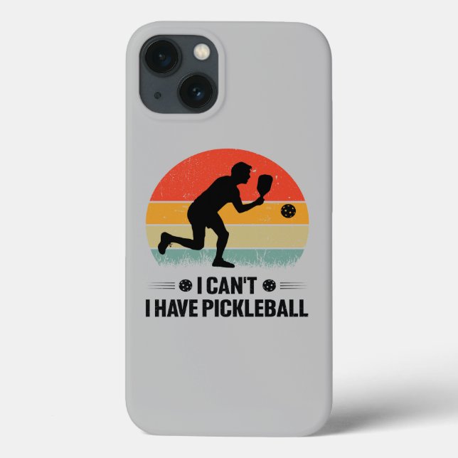 Coques Case-Mate iPhone Je ne peux pas avoir de pickleball, Pickleball Lov (Verso)