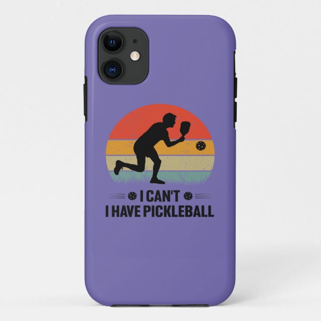 Coques Case-Mate iPhone Je ne peux pas avoir de pickleball, Pickleball Lov (Dos)