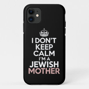 Case-Mate iPhone Case Je ne reste pas calme, je suis une mère juive Hanu