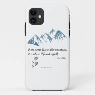 Etui iPhone Case-Mate Je ne suis jamais perdu dans les montagnes, c'est