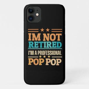 Case-Mate iPhone Case Je ne suis pas à la retraite, je suis pop pop prof