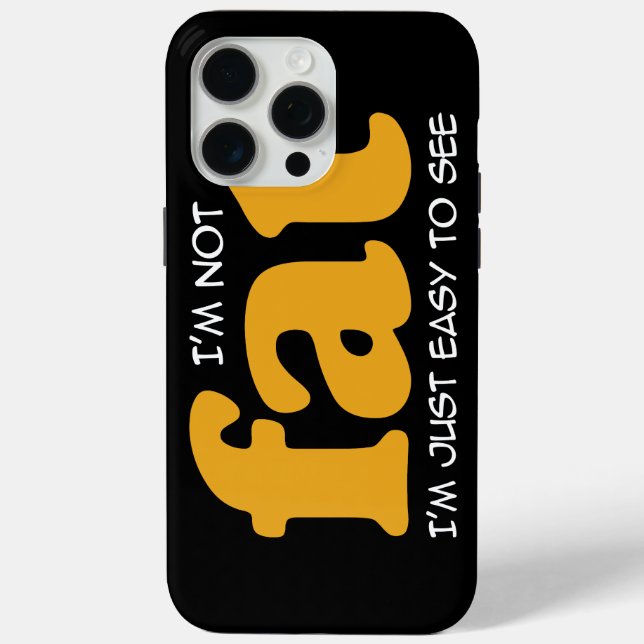 Coques Case-Mate iPhone Je ne suis pas gros (Verso)