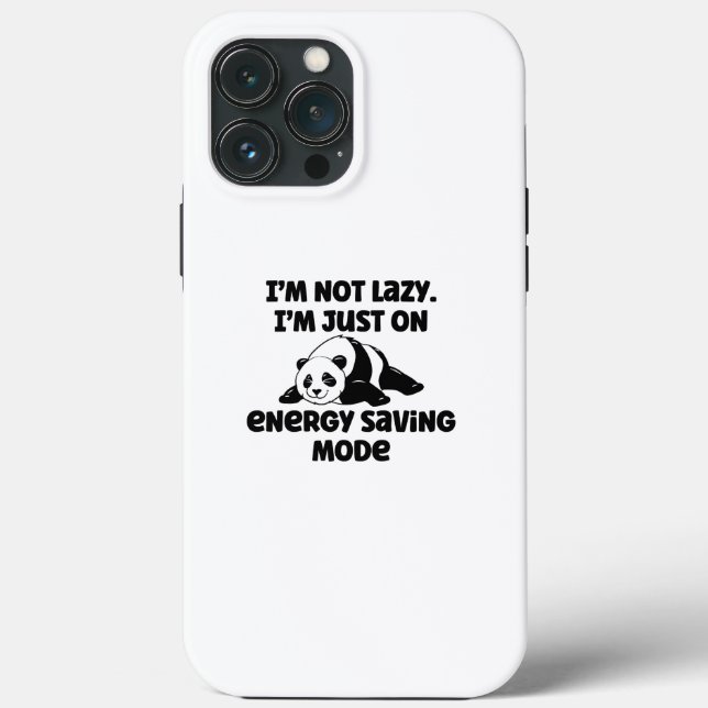 Coques Case-Mate iPhone Je ne suis pas paresseux, je suis juste en mode éc (Verso)