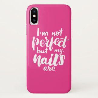 Case-Mate iPhone Case Je ne suis pas parfait mais mes clous sont