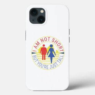 Case-Mate iPhone Case Je ne suis pas petit mais tu es juste grand.