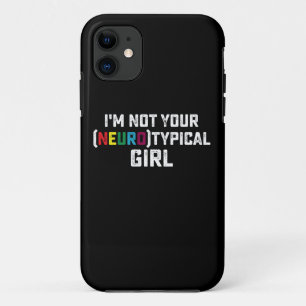 Case-Mate iPhone Case Je ne suis pas votre fille neurotypique Sensibilis