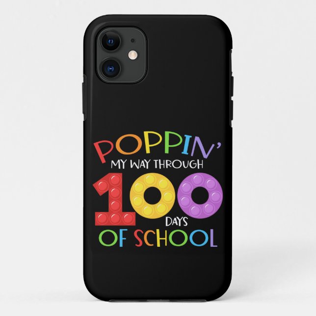Coques Case-Mate iPhone Je passe 100 jours à l'école (Dos)