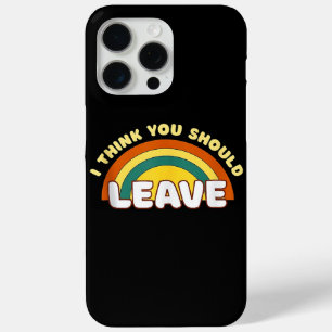 Coque Case-Mate iPhone Je Pense Que Tu Devrais Laisser Funky Arc-En-Ciel