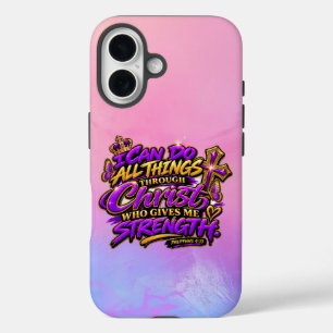 Coque Pour iPhone 16 Je peux faire toutes choses par Christ