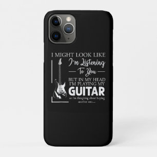 Case-Mate iPhone Case Je pourrais avoir l'air de vous écouter de la musi