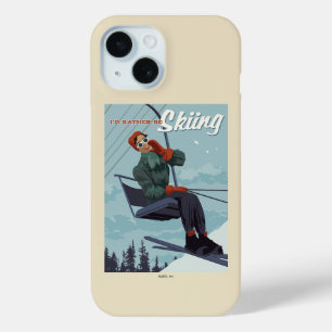 Coque Case-Mate iPhone Je préfère skier Imprimer