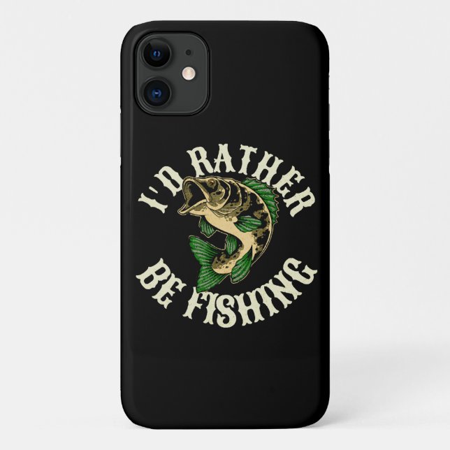 Coques Case-Mate iPhone Je préférerais pêcher drôle (Dos)