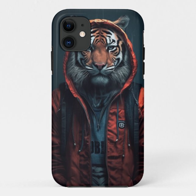 Coques Case-Mate iPhone Je serai toujours un tigre (Dos)