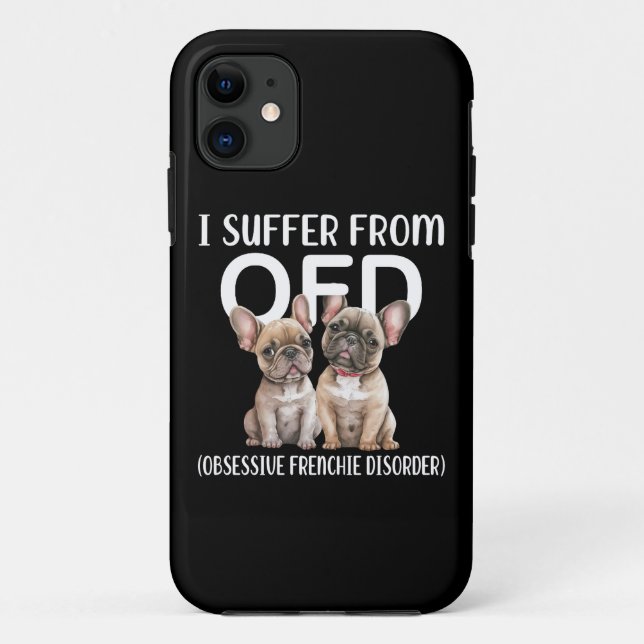 Coques Case-Mate iPhone Je Souffre Des Chiens De Troubles Français Obsessi (Dos)