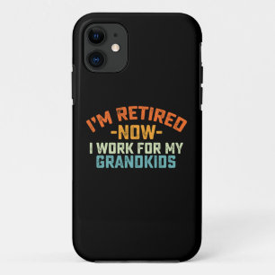 Case-Mate iPhone Case Je suis à la retraite maintenant je travaille pour