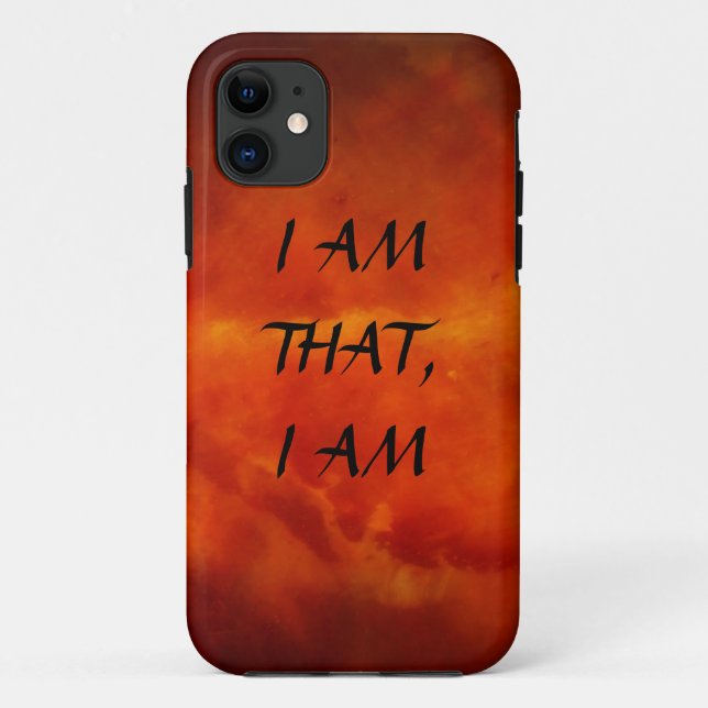 COQUES Case-Mate iPhone JE SUIS CELUI QUE JE SUIS - TEMPÊTE DE FEU (Dos)