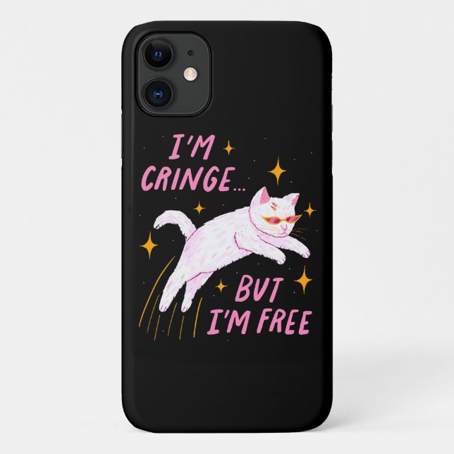 Coques Case-Mate iPhone Je suis Cringe, Mais Je suis Libre (Dos)