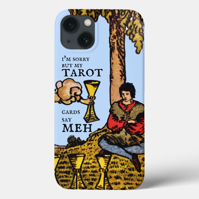 Coques Case-Mate iPhone Je suis désolé mais mes cartes Tarot me disent : 4 (Verso)